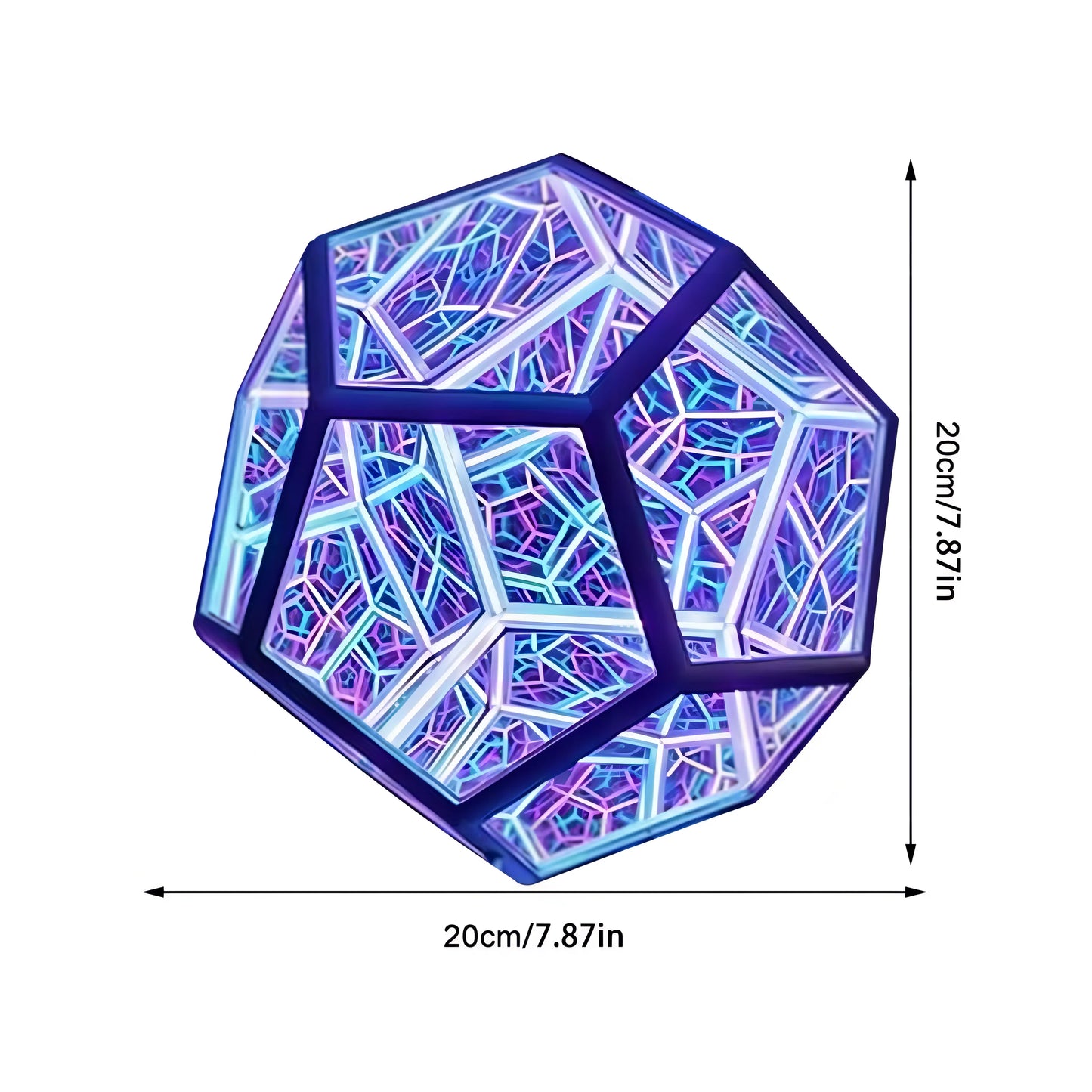 Infinite Dodecahedron Light